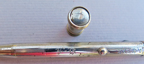 PARKER EARLY PENCIL WITH TRIPLE SILVER PLATING